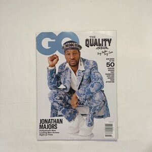 GQ Jonathan Majors “Hollywoods New Man” Issue October 2020 Magazine